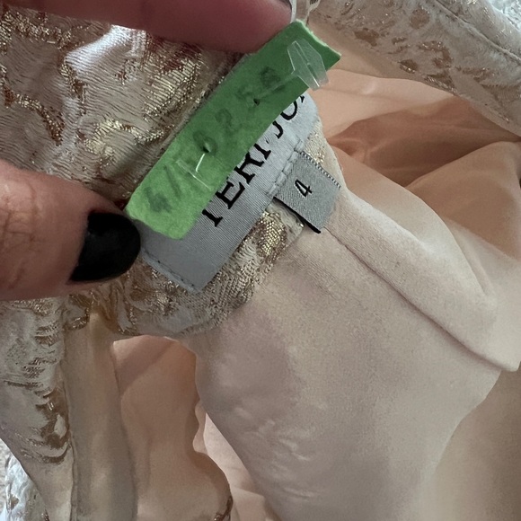 Elegant Rickie Freeman TERI JON Dress: Worn Once, Impeccable Condition - Picture 5 of 5